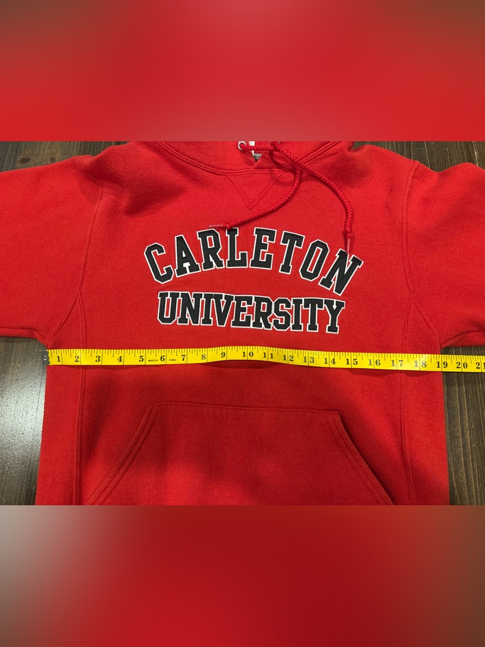 Carleton University Comfy Hoodie Sweater - Picture 7 of 9